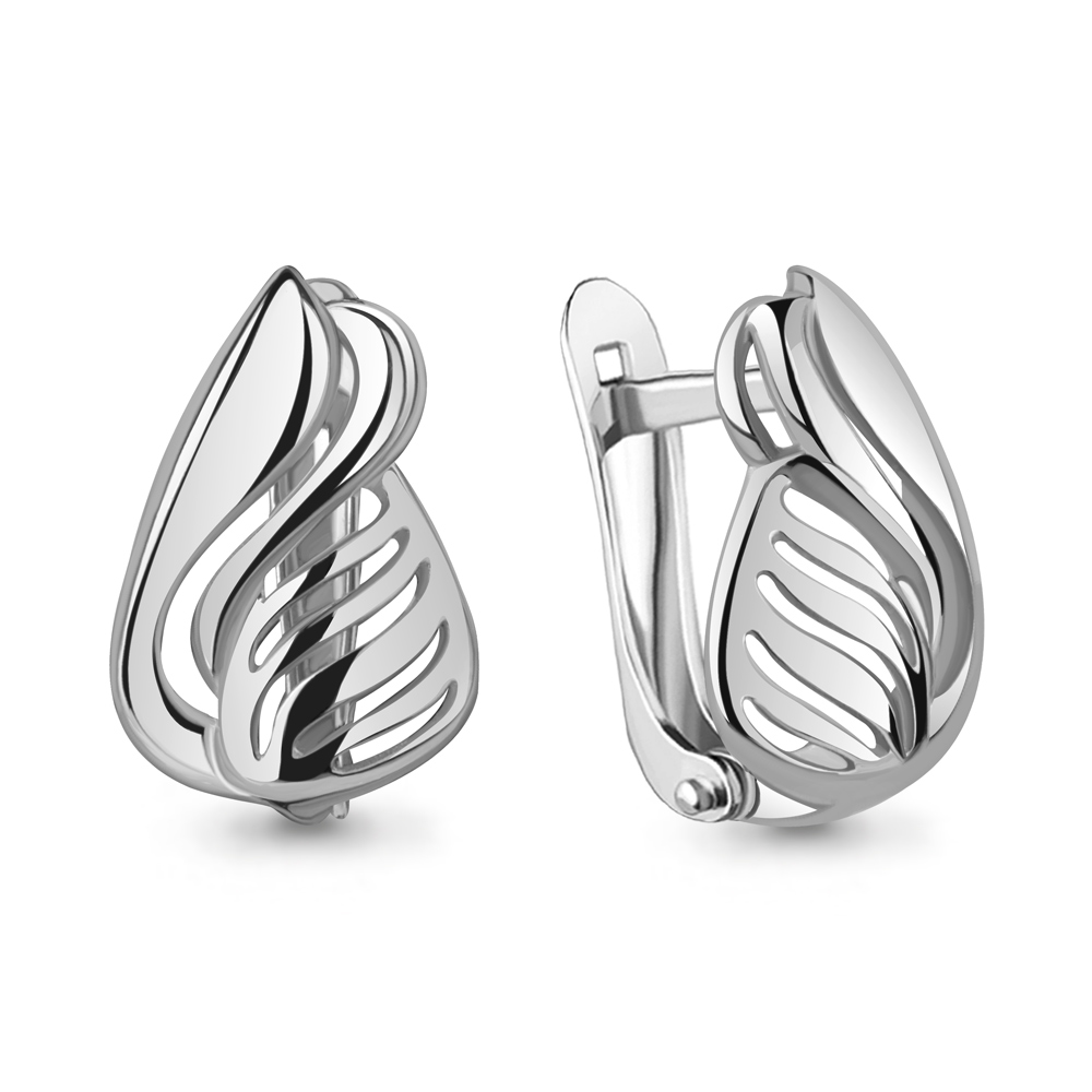 

Серьги из серебра Aquamarine Aquamarine 34347_925_р, 34347_925_р