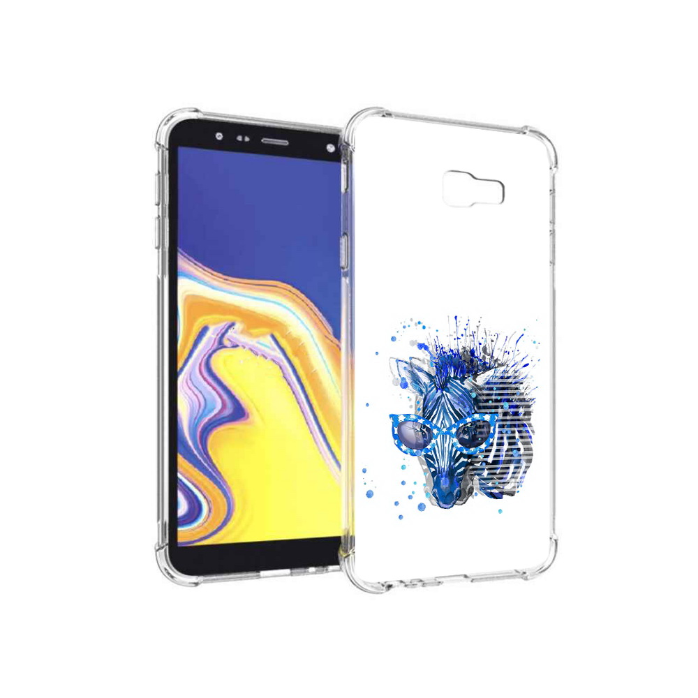 

Чехол MyPads Tocco для Samsung Galaxy J4+ (2018) расплывчатая зебра (PT118081.545.577), Прозрачный, Tocco