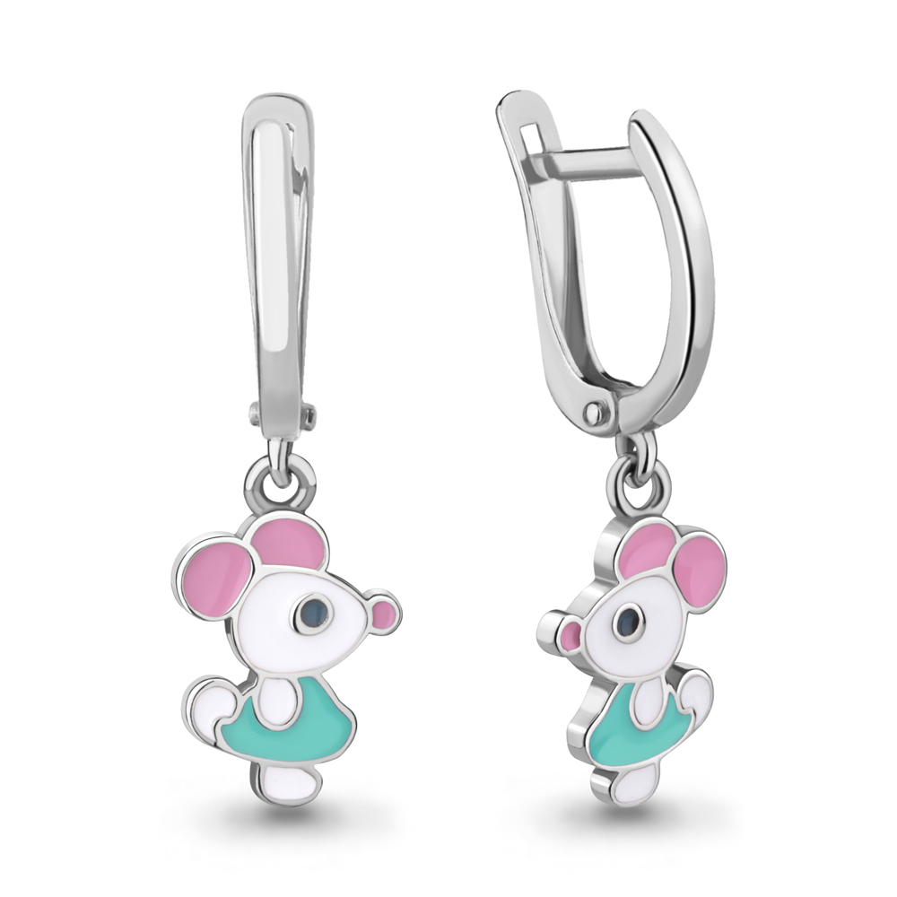 

Серьги из серебра с эмалью Aquamarine Aquamarine 34319_925_р, 34319_925_р