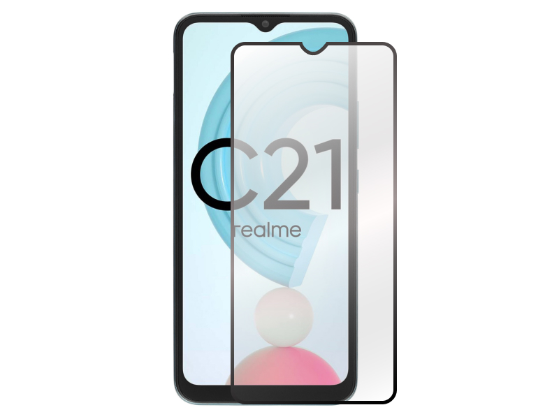 

Защитное стекло Svekla для Realme C21 Full Glue Black ZS-SVREALC21-FGBL, Realme C21