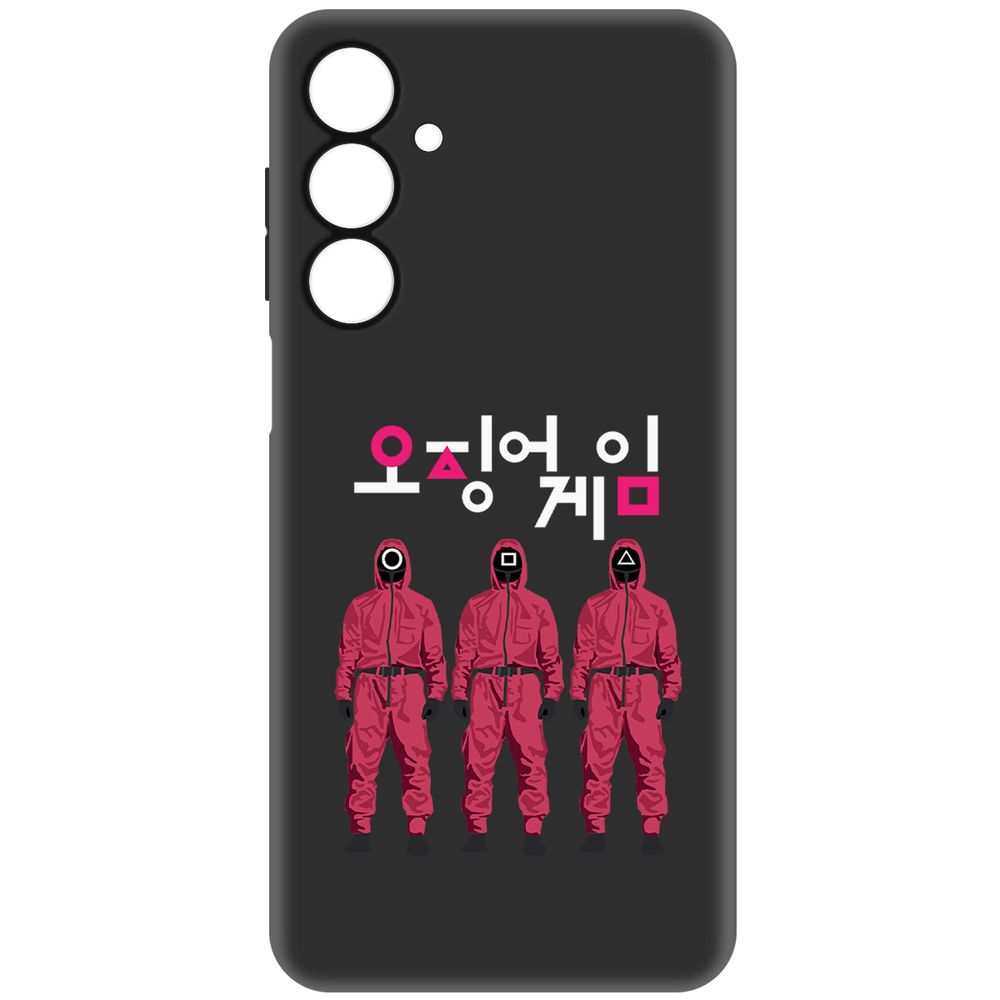 

Чехол-накладка Krutoff Soft Case Игра в кальмара-Персонал для Samsung Galaxy A16 черный