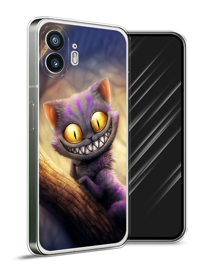 

Чехол Awog на Nothing Phone (2) "Cheshire Cat", Фиолетовый;желтый, 3300250-1
