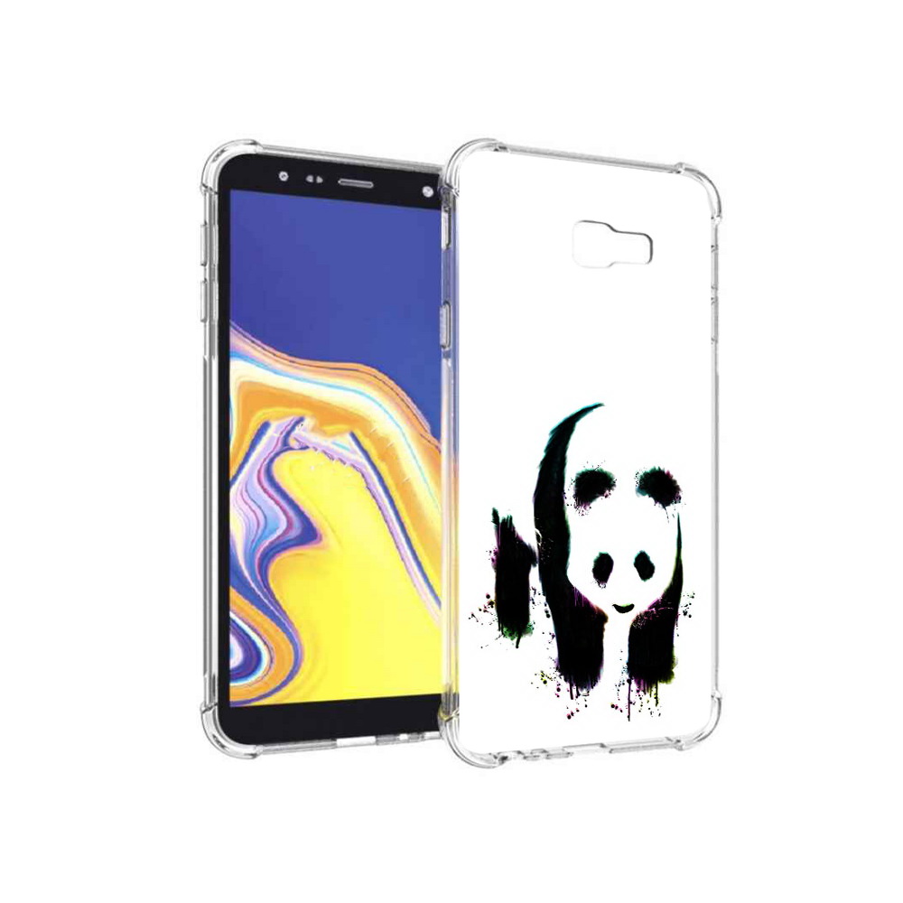 

Чехол MyPads Tocco для Samsung Galaxy J4+ (2018) панда в акварели (PT118081.545.532), Прозрачный, Tocco