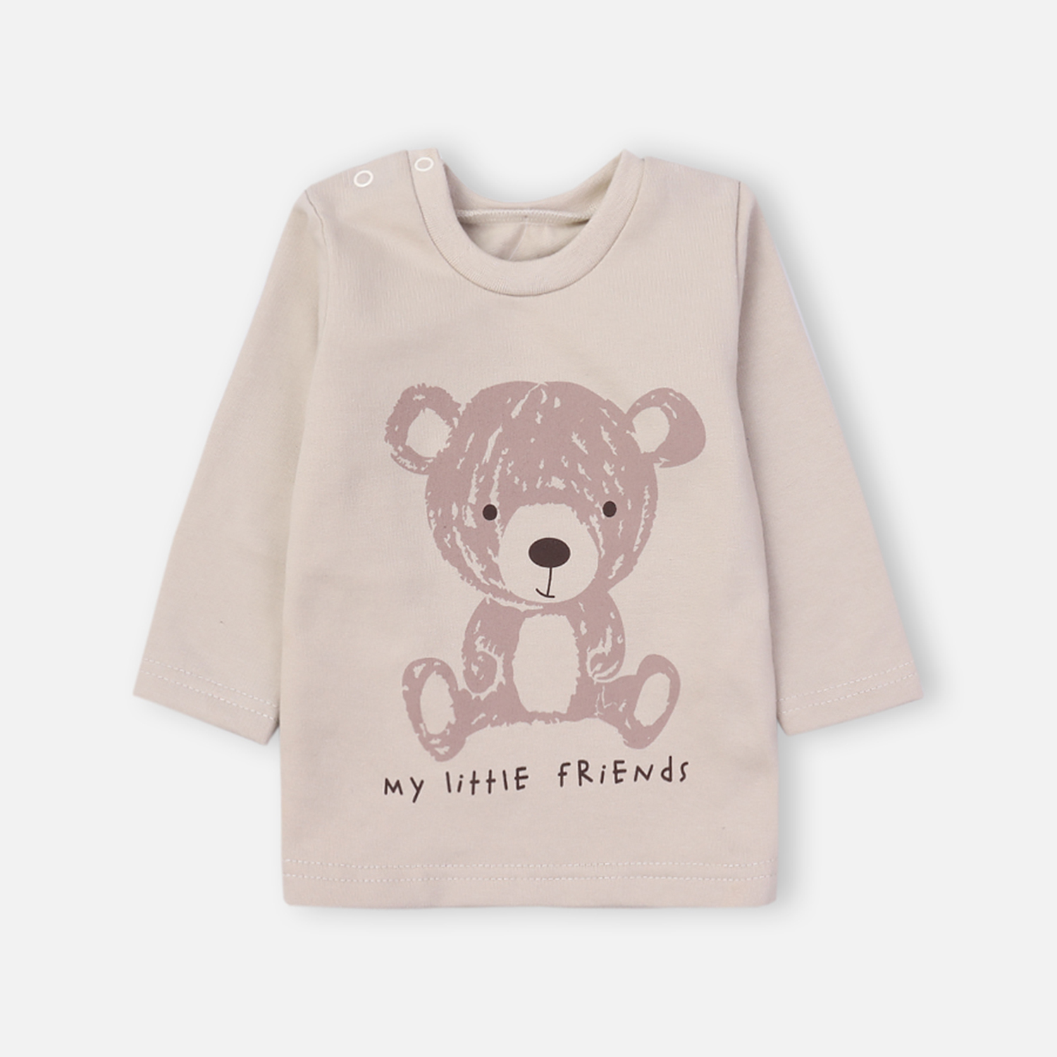 

Джемпер детский КотМарКот MISHKA, бежевый, 92, MISHKA