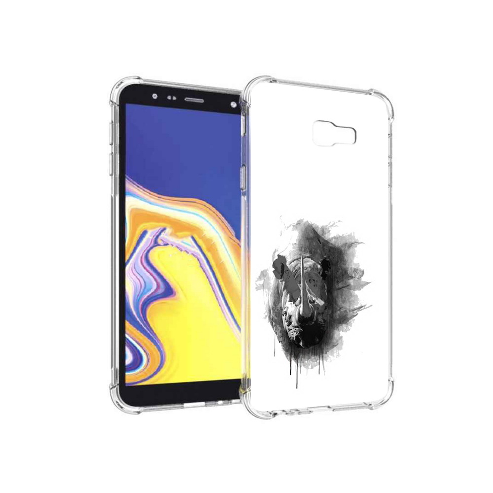 

Чехол MyPads Tocco для Samsung Galaxy J4+ (2018) носорог (PT118081.545.523), Прозрачный, Tocco