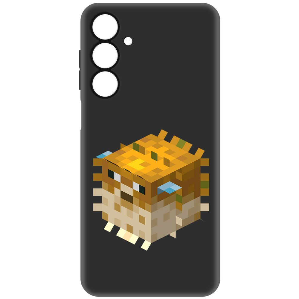 

Чехол-накладка Krutoff Soft Case Minecraft-Иглобрюх для Samsung Galaxy A16 черный