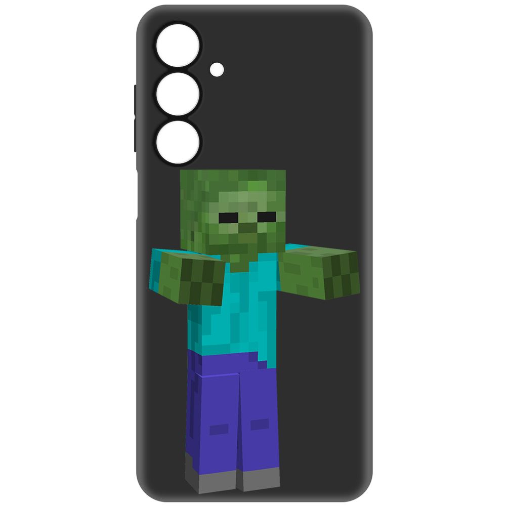 

Чехол-накладка Krutoff Soft Case Minecraft-Гигант для Samsung Galaxy A16 черный