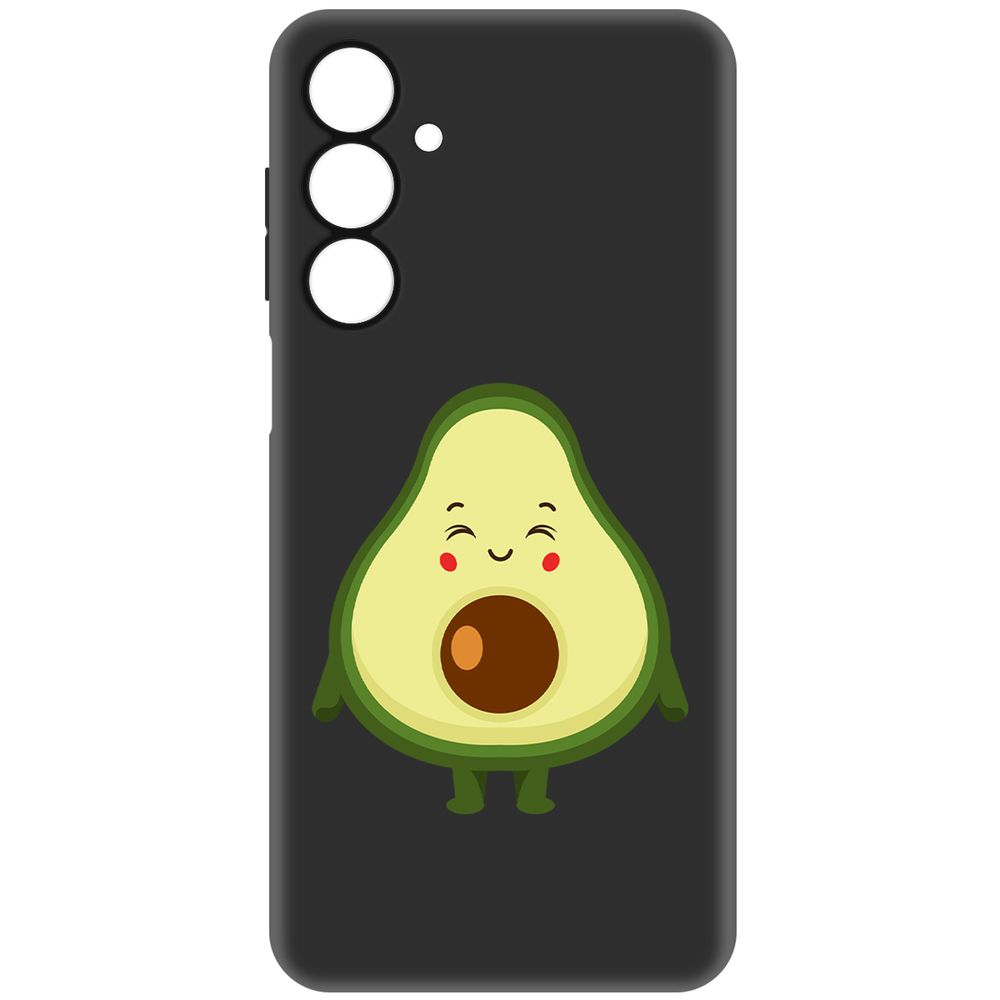 

Чехол-накладка Krutoff Soft Case Авокадо Милый для Samsung Galaxy A16 черный