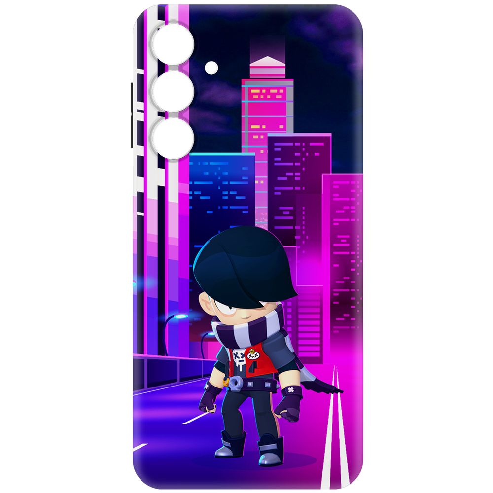 

Чехол-накладка Krutoff Soft Case Brawl Stars - Эдгар для Samsung Galaxy A16 черный