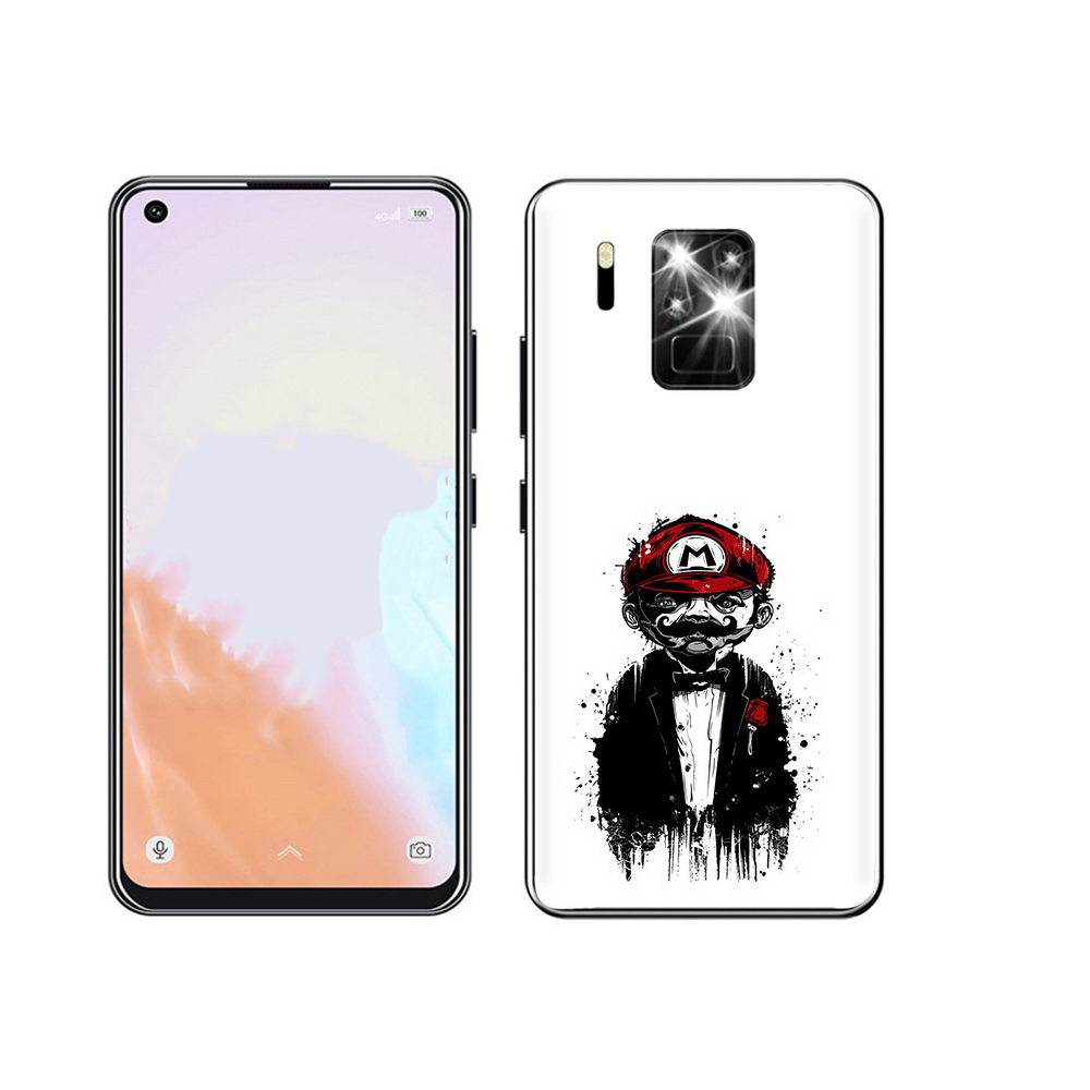 

Чехол MyPads Tocco для Oukitel C18 Pro марио, Прозрачный, Tocco