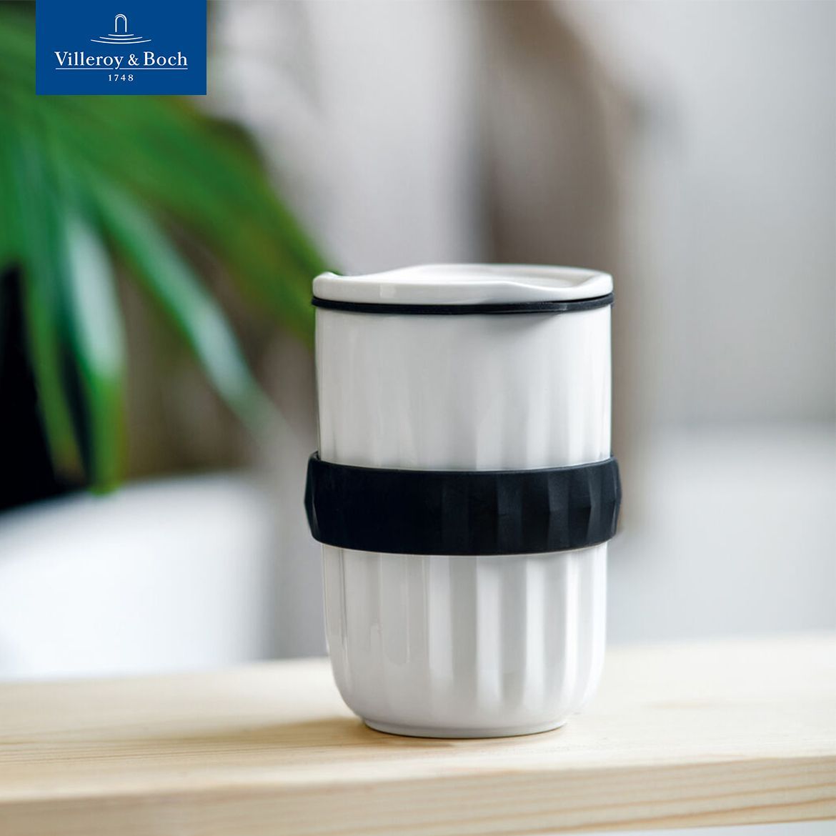 

Стакан для кофе и чая с крышкой 450 мл,Coffee To Go, Премиум-Фарфор, Белый, To Go