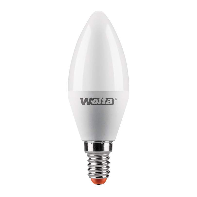 

Лампа светодиодная WOLTA, E14, 7,5W, 4000K, "Свеча", арт. 681444 - (10 шт.)