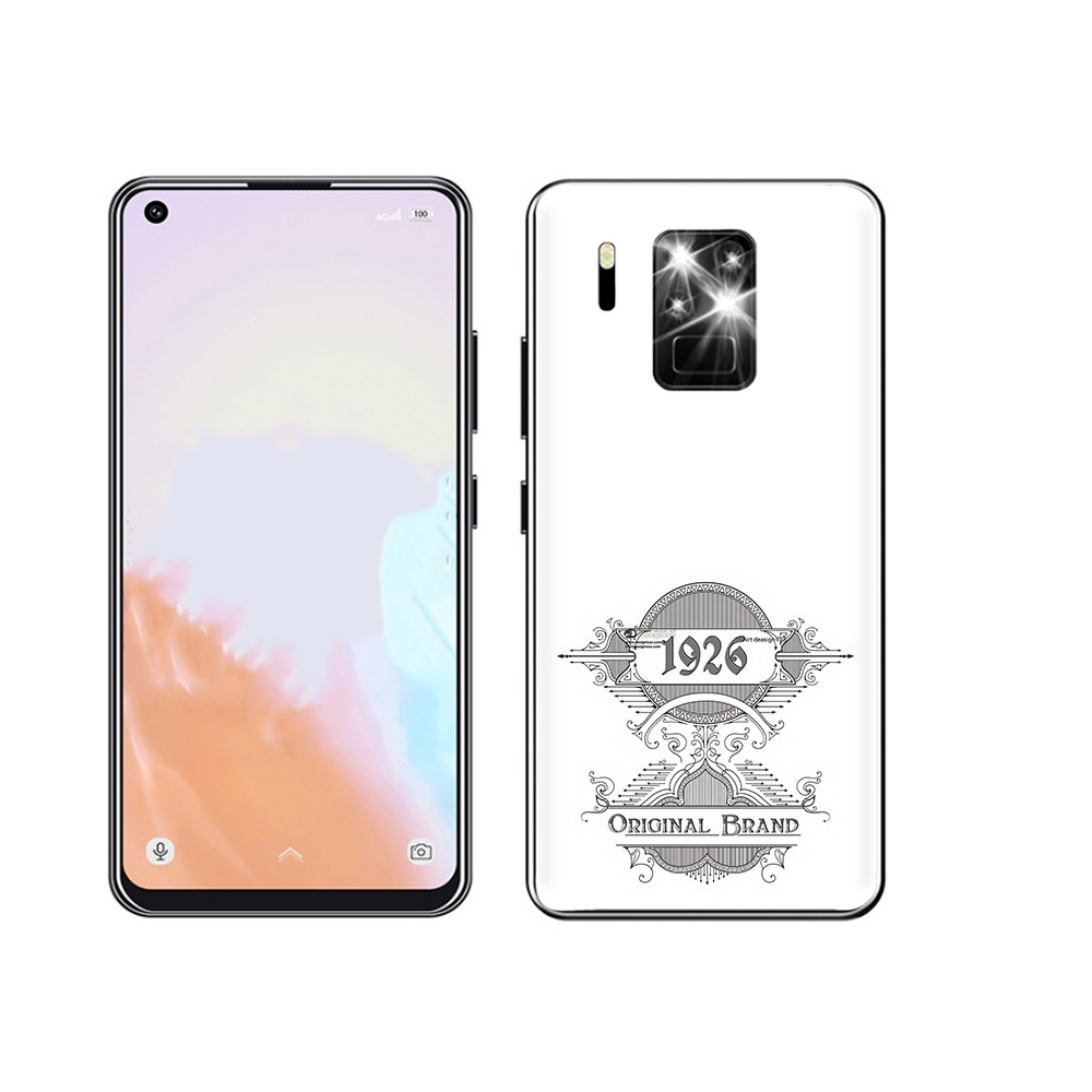 

Чехол MyPads Tocco для Oukitel C18 Pro логотип черно белый, Прозрачный, Tocco