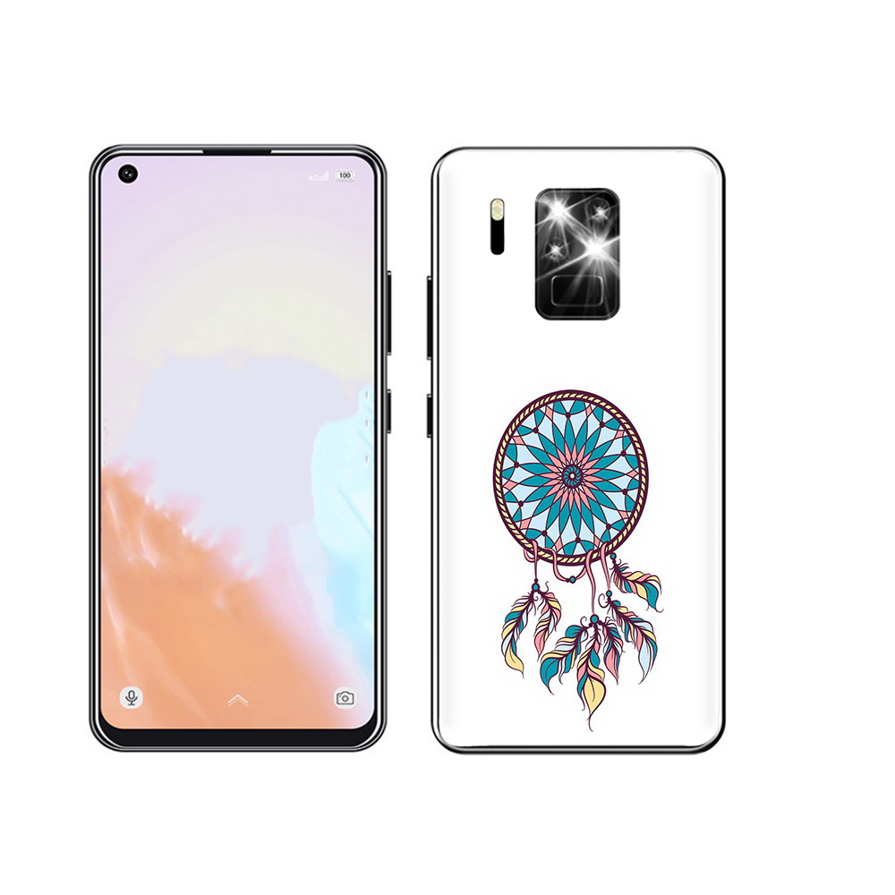 

Чехол MyPads Tocco для Oukitel C18 Pro ловец снов синий, Прозрачный, Tocco