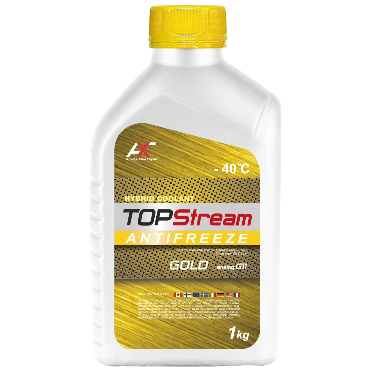 фото Антифриз topstream gold g11 1 л