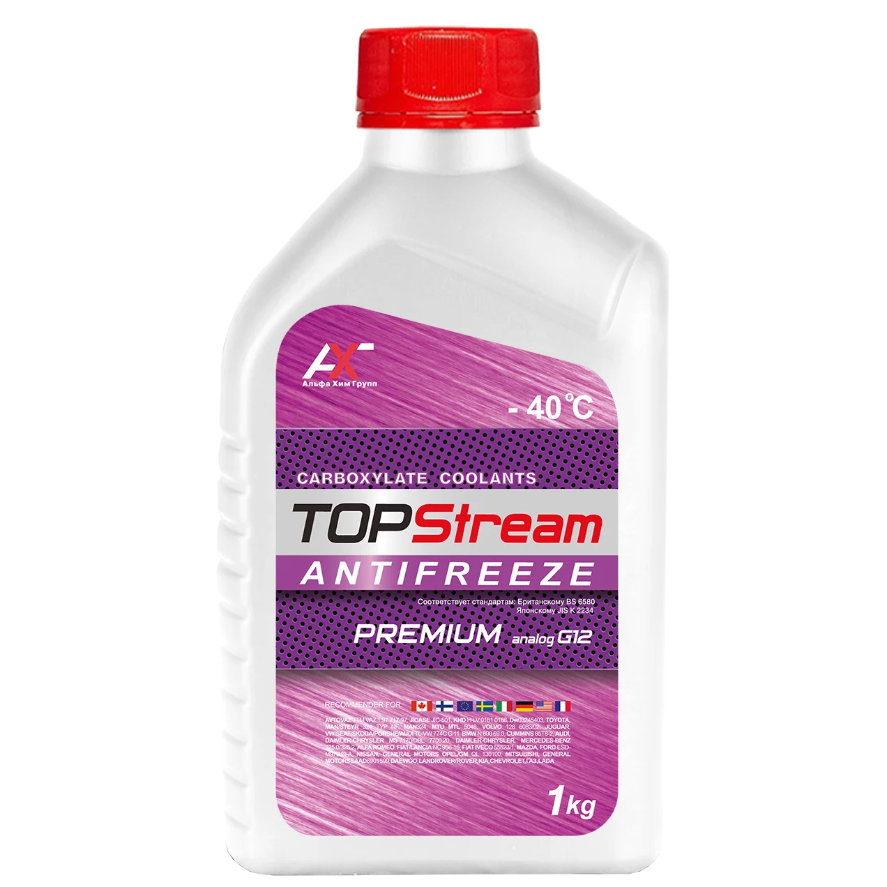 Антифриз TopStream Premium G12 1 л