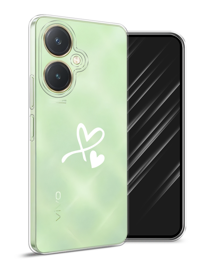 

Чехол Awog на Vivo Y27 4G "Сердечко минимализм", Белый, 269150-1