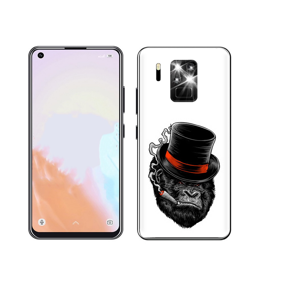 

Чехол MyPads Tocco для Oukitel C18 Pro дизайнерская горилла, Прозрачный, Tocco
