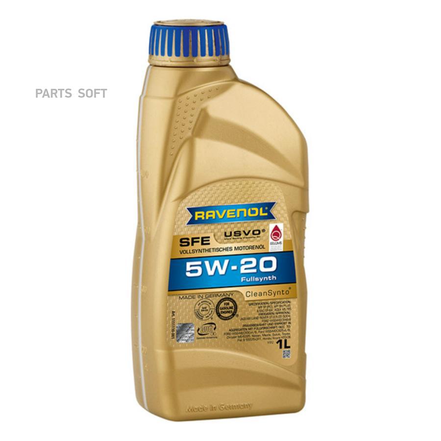 

Моторное масло Ravenol синтетическое SFE 5W20 1л