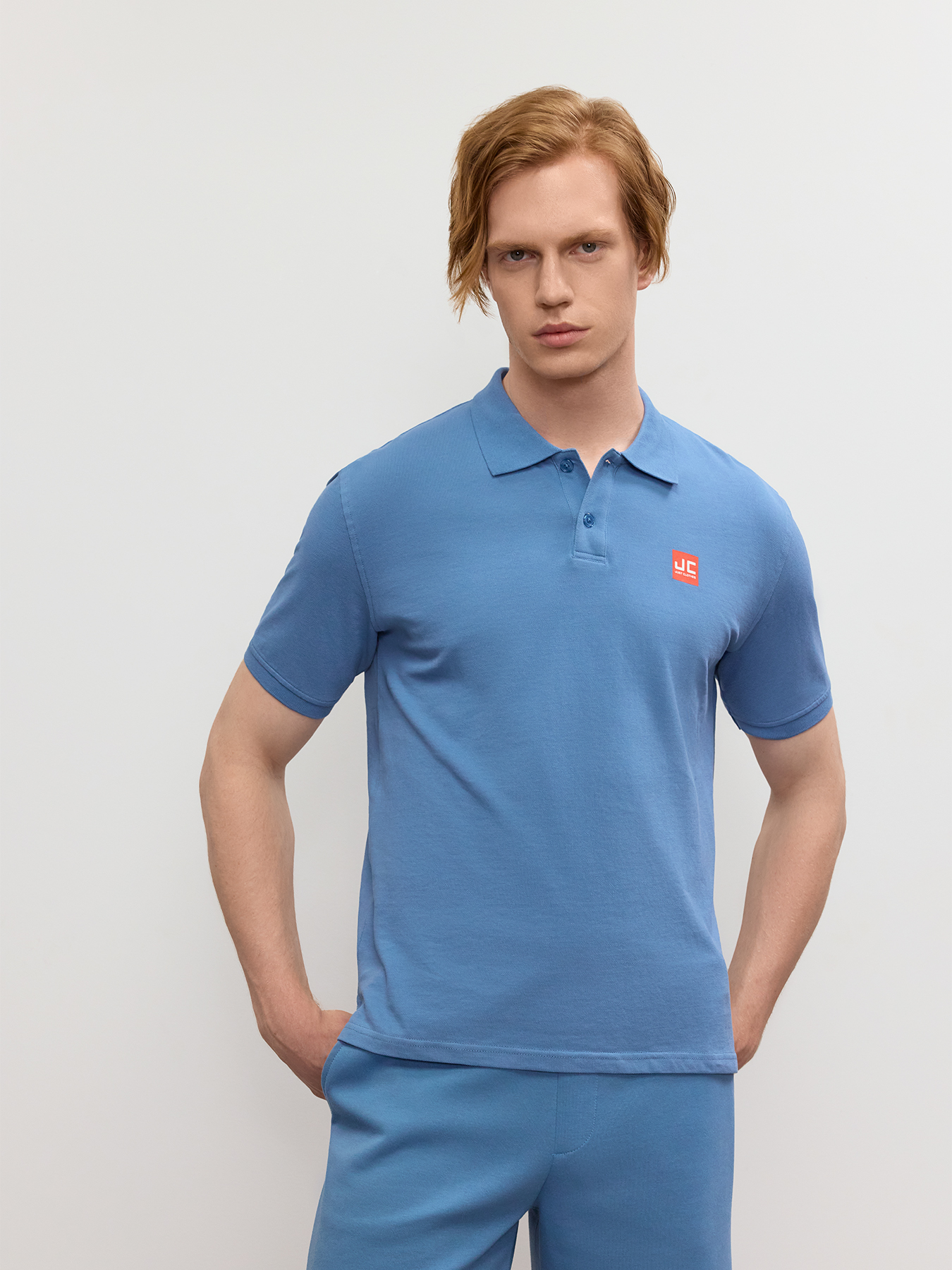 

Футболка мужская Just Clothes 000000396 синяя 54 RU, Синий, 000000396