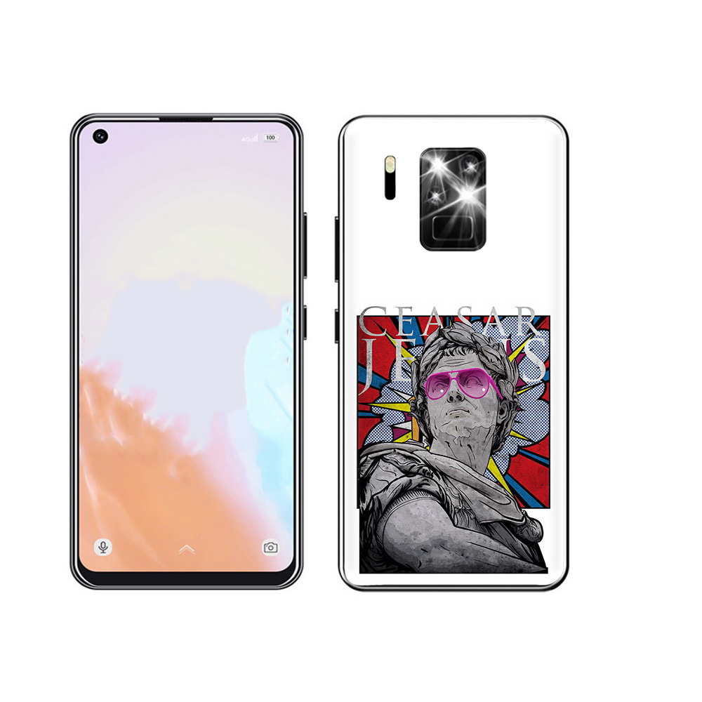 

Чехол MyPads Tocco для Oukitel C18 Pro крутая статуя свободы, Прозрачный, Tocco