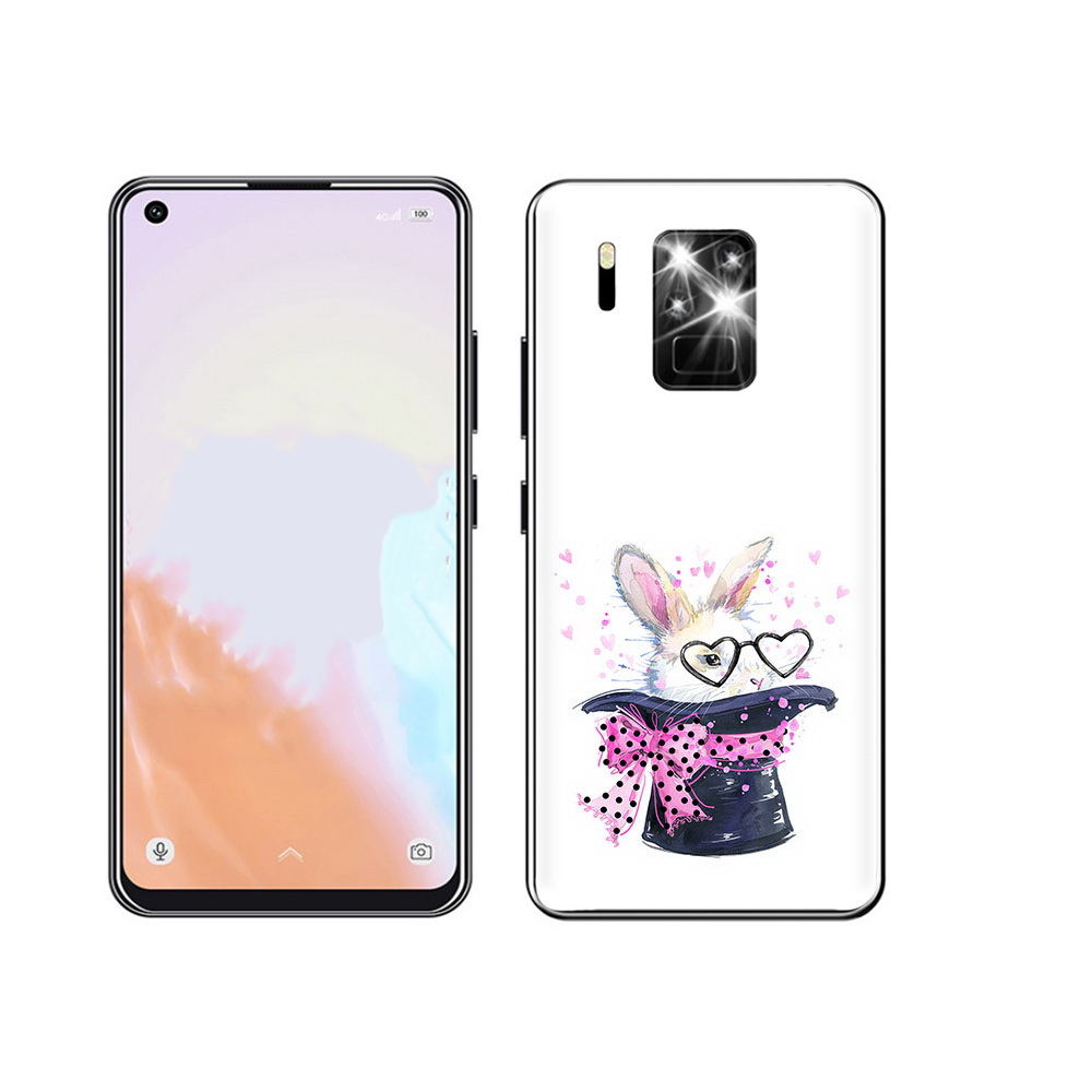 Чехол MyPads Tocco для Oukitel C18 Pro кролик в шляпе