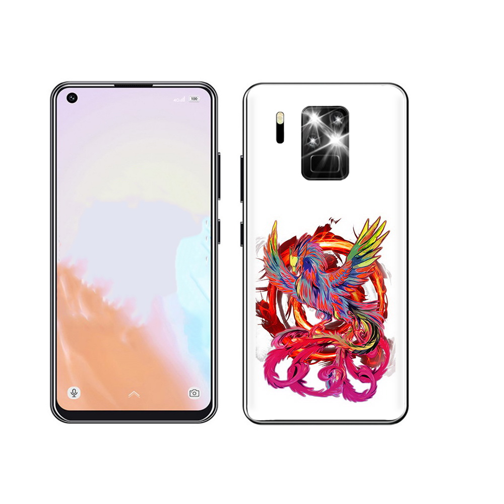 

Чехол MyPads Tocco для Oukitel C18 Pro красочный феникс, Прозрачный, Tocco