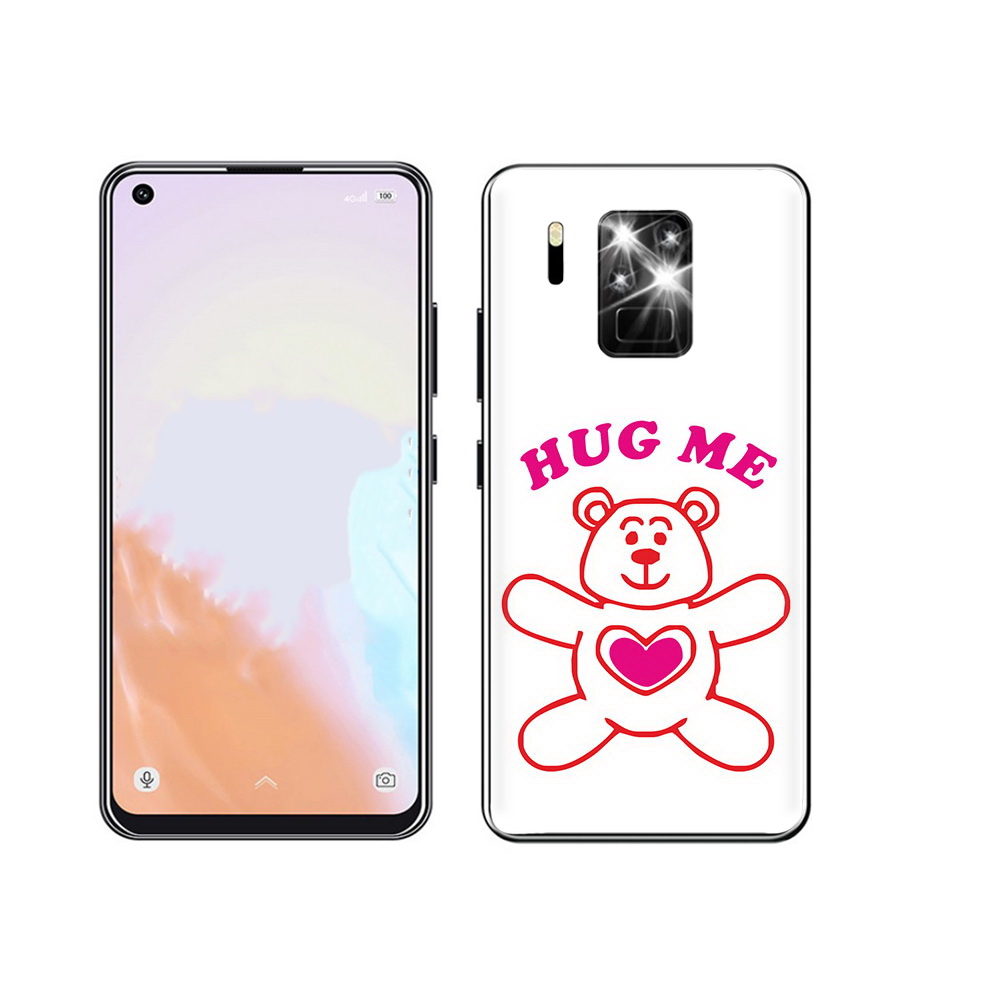 

Чехол MyPads Tocco для Oukitel C18 Pro 14 февраля обними меня, Прозрачный, Tocco