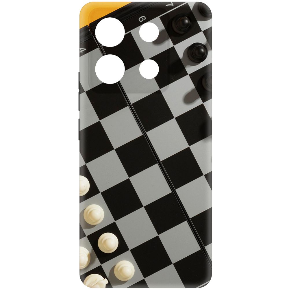 

Чехол-накладка Krutoff Soft Case Шахматы для Xiaomi Redmi Note 13 Pro 5G черный