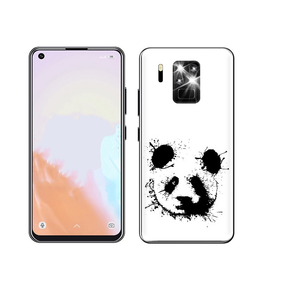 

Чехол MyPads Tocco для Oukitel C18 Pro клякса-панда, Прозрачный, Tocco