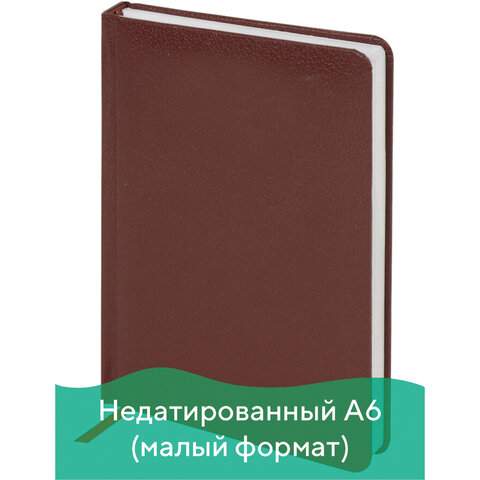 

Ежедневник недатированный Brauberg 111690, A6, 136 листов, 3 штуки