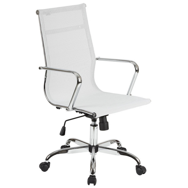 Кресло офисное easy chair 304 lt серое черное сетка ткань пластик