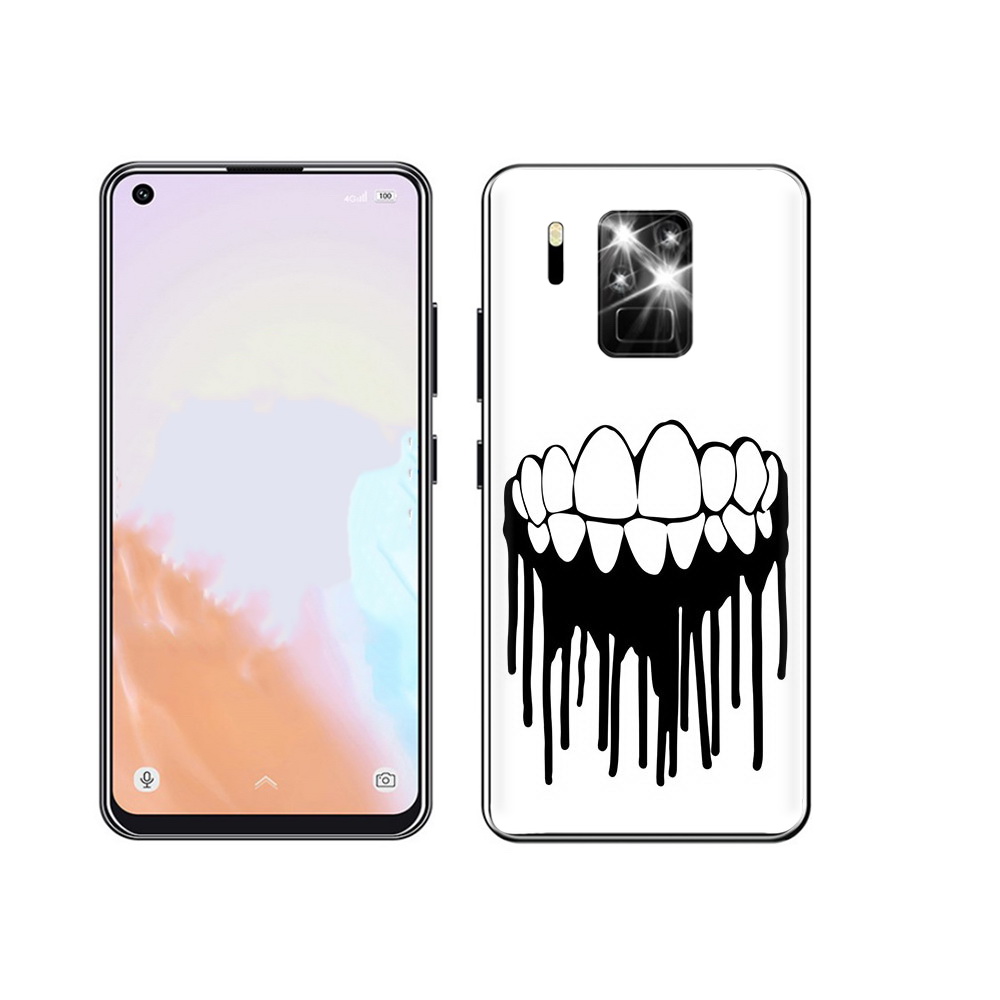 

Чехол MyPads Tocco для Oukitel C18 Pro зубы, Прозрачный, Tocco