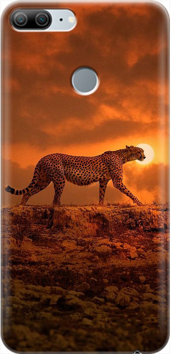 

Силиконовый чехол на Honor 9 Lite с принтом "Закатный гепард", Коричневый;оранжевый, 1887