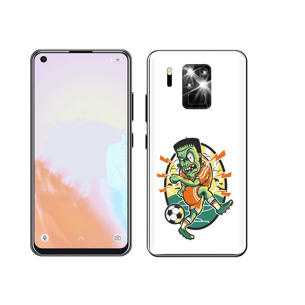 

Чехол MyPads Tocco для Oukitel C18 Pro зомби футболист, Прозрачный, Tocco