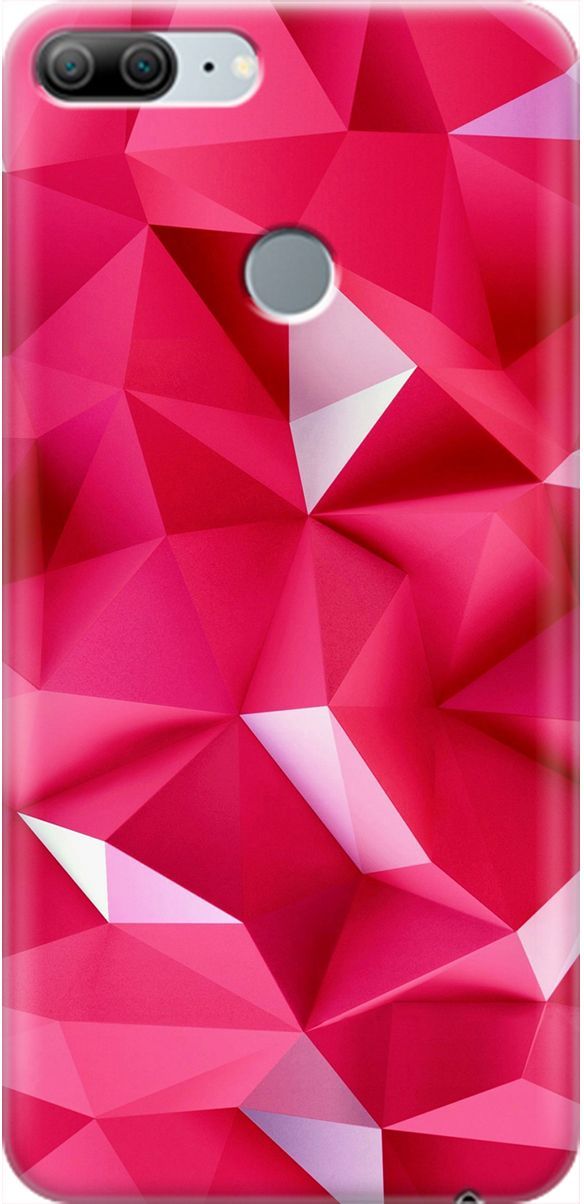 

Силиконовый чехол на Honor 9 Lite с принтом "Малиновые ромбы", Красный;розовый, 1887