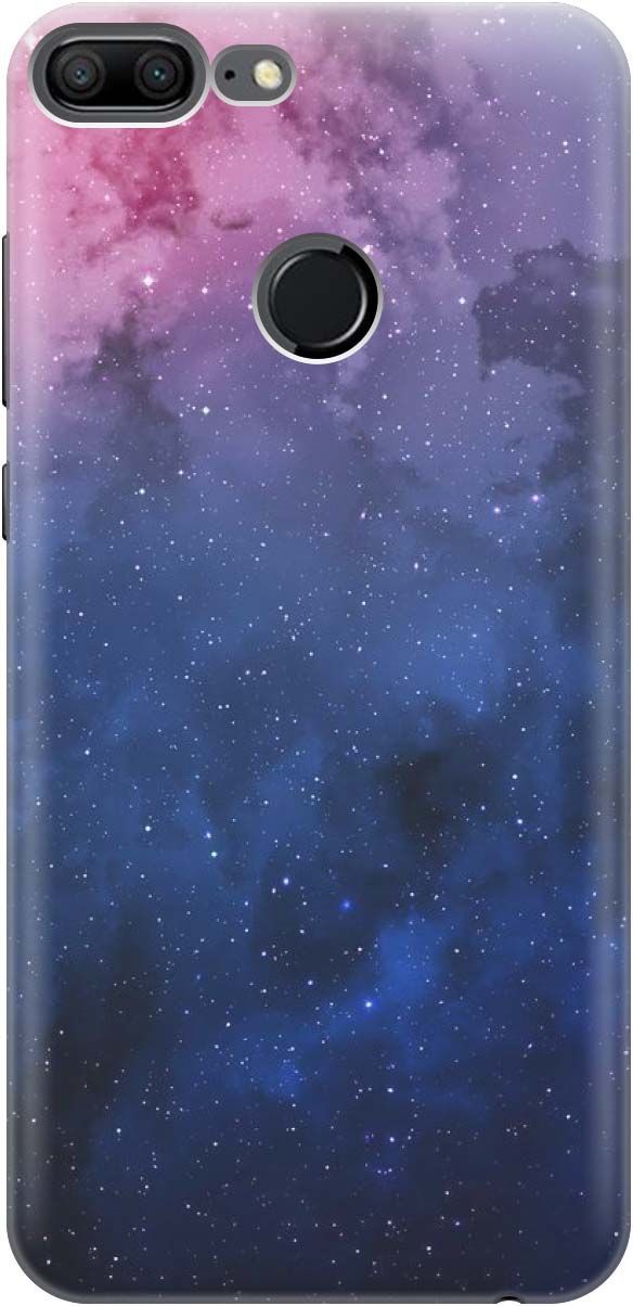 

Силиконовый чехол на Honor 9 Lite с принтом "Звездное зарево", Голубой;синий, 809