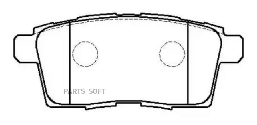 

Тормозные колодки HSB дисковые HP9194