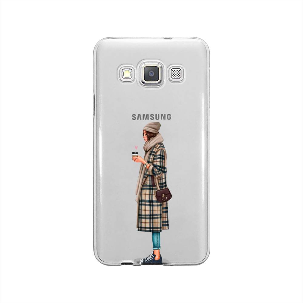 

Чехол на Samsung Galaxy A3 "Утренний кофе", Коричневый;бежевый, 20150-6