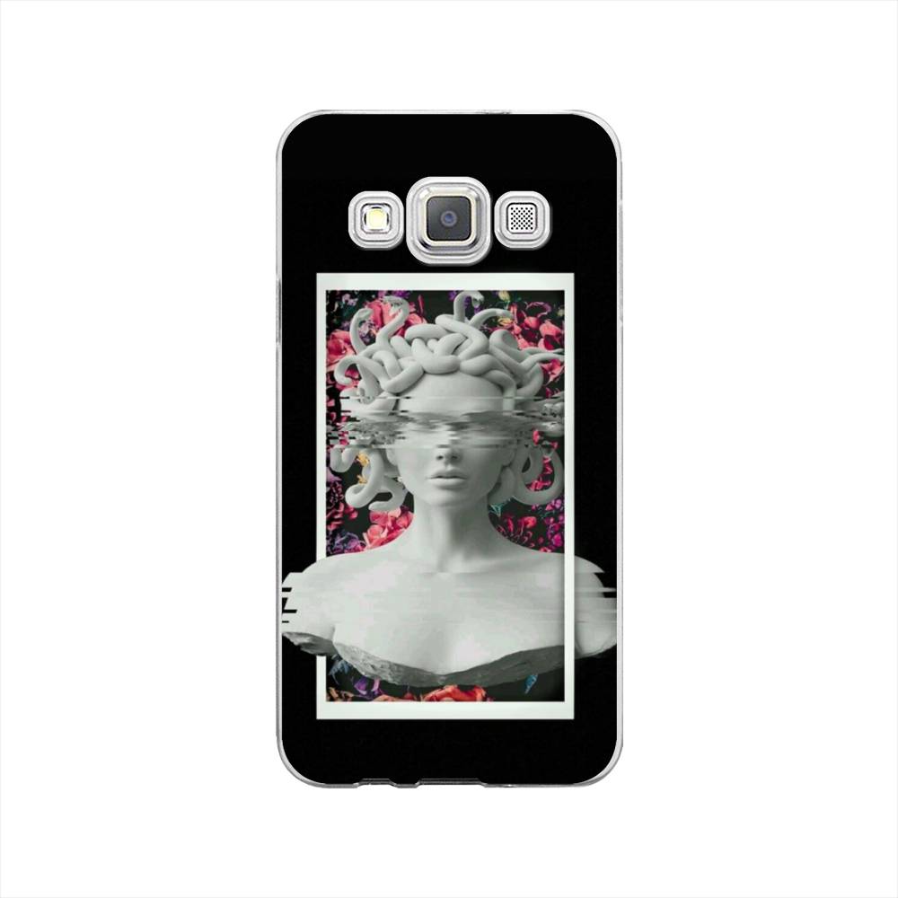 

Чехол на Samsung Galaxy A3 "Web Punk Медуза Горгона", Черный;серый, 20150-6