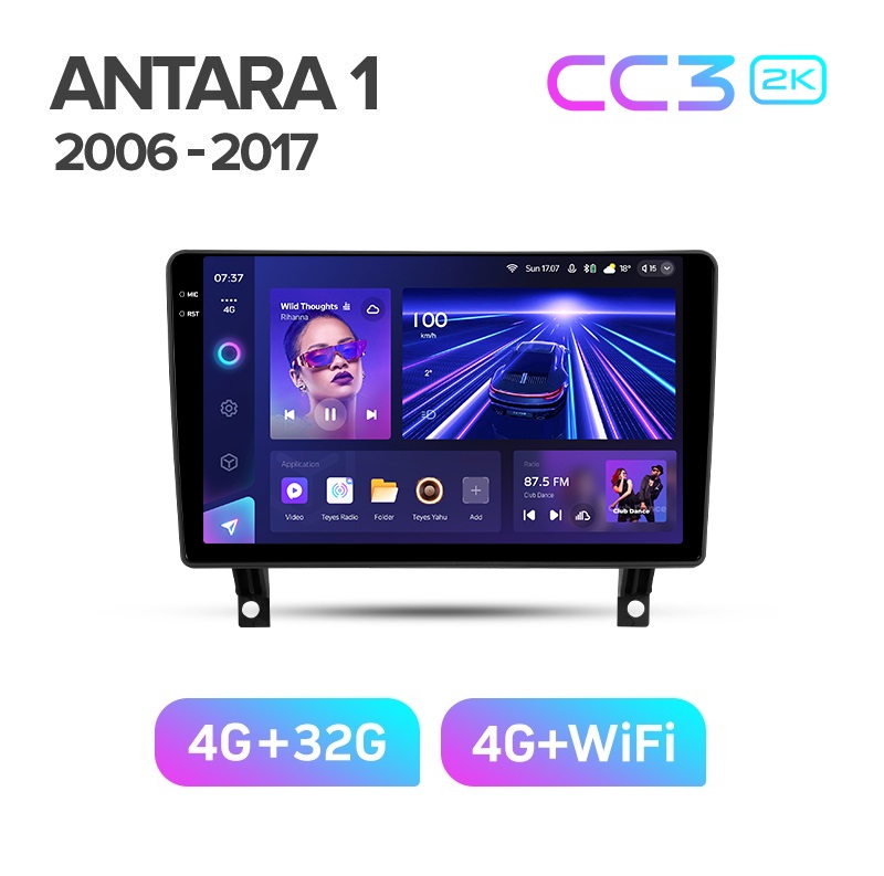 Магнитола TEYES OPEL ANTARA 2006-2017 г CC3 2K 432ГБ 3789000₽