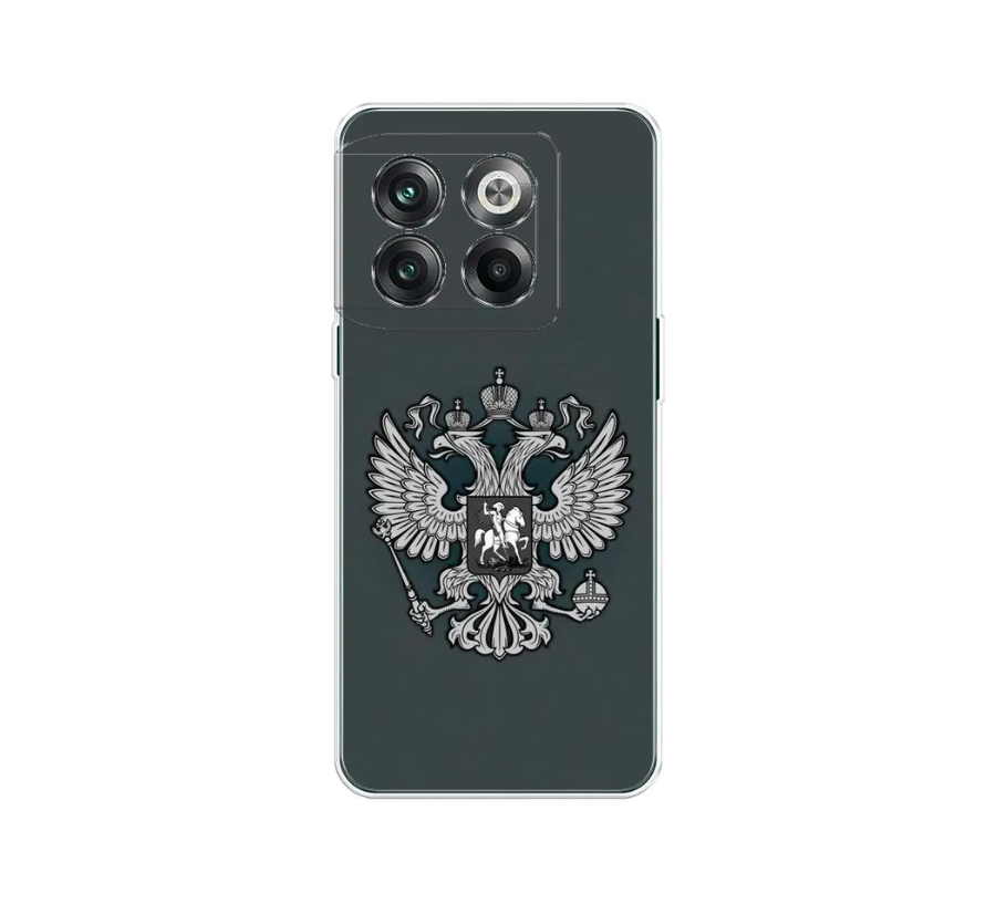 

Чехол Awog на OnePlus 10T / ВанПлас 10T "Герб России серый", Разноцветный, 153150-5