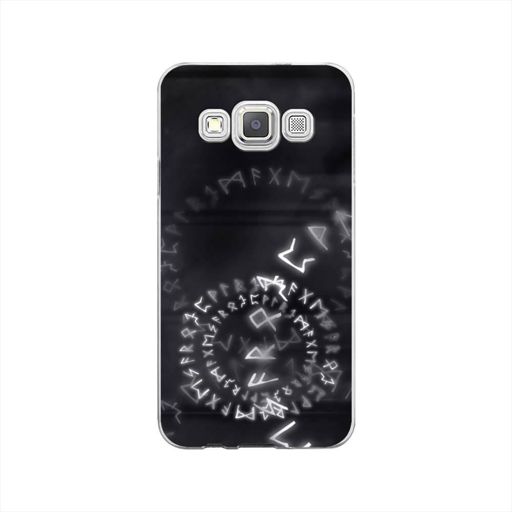 

Чехол на Samsung Galaxy A3 "Руны", Серый;черный, 20150-3