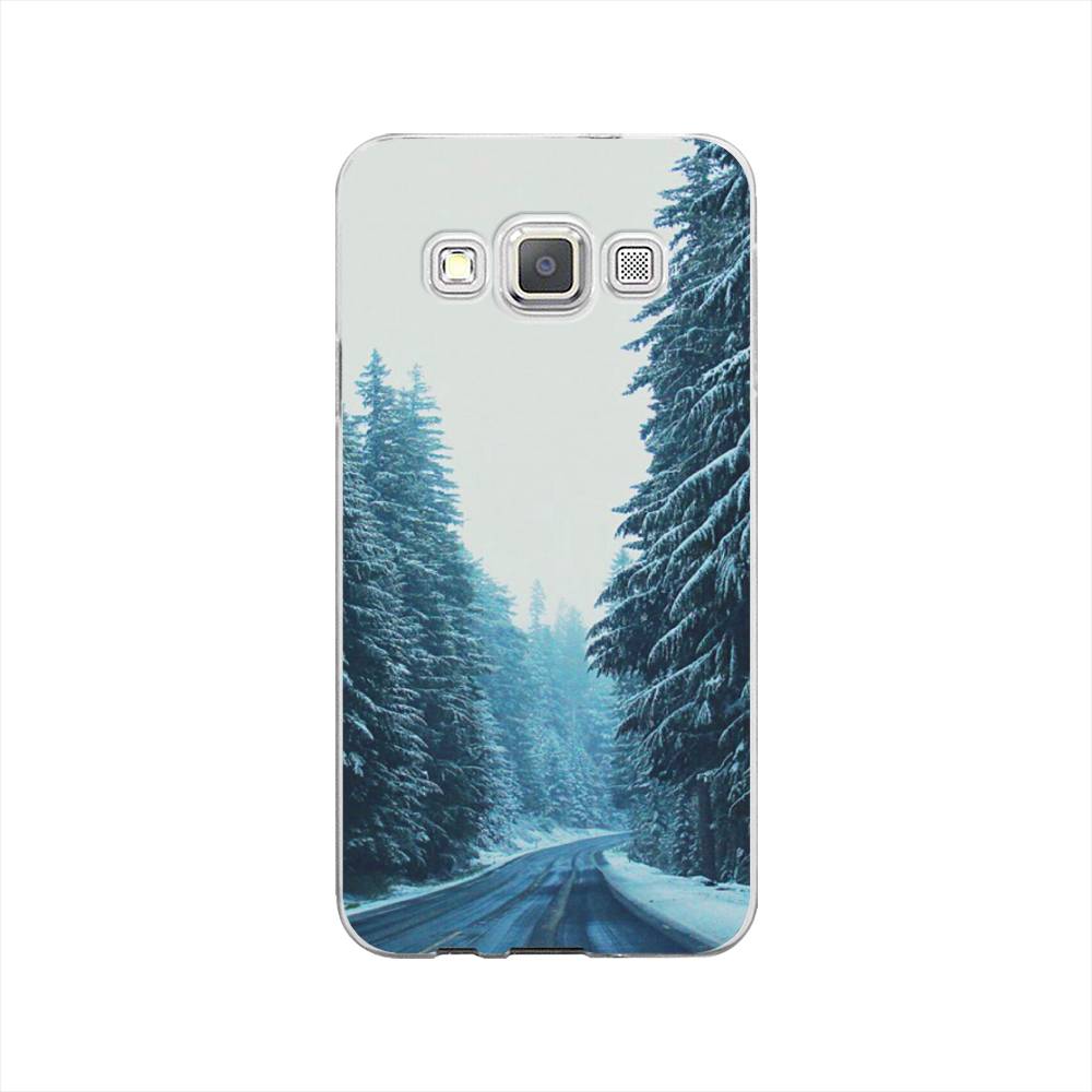 

Чехол на Samsung Galaxy A3 "Зима 9", Бежевый;голубой;черный, 20150-2