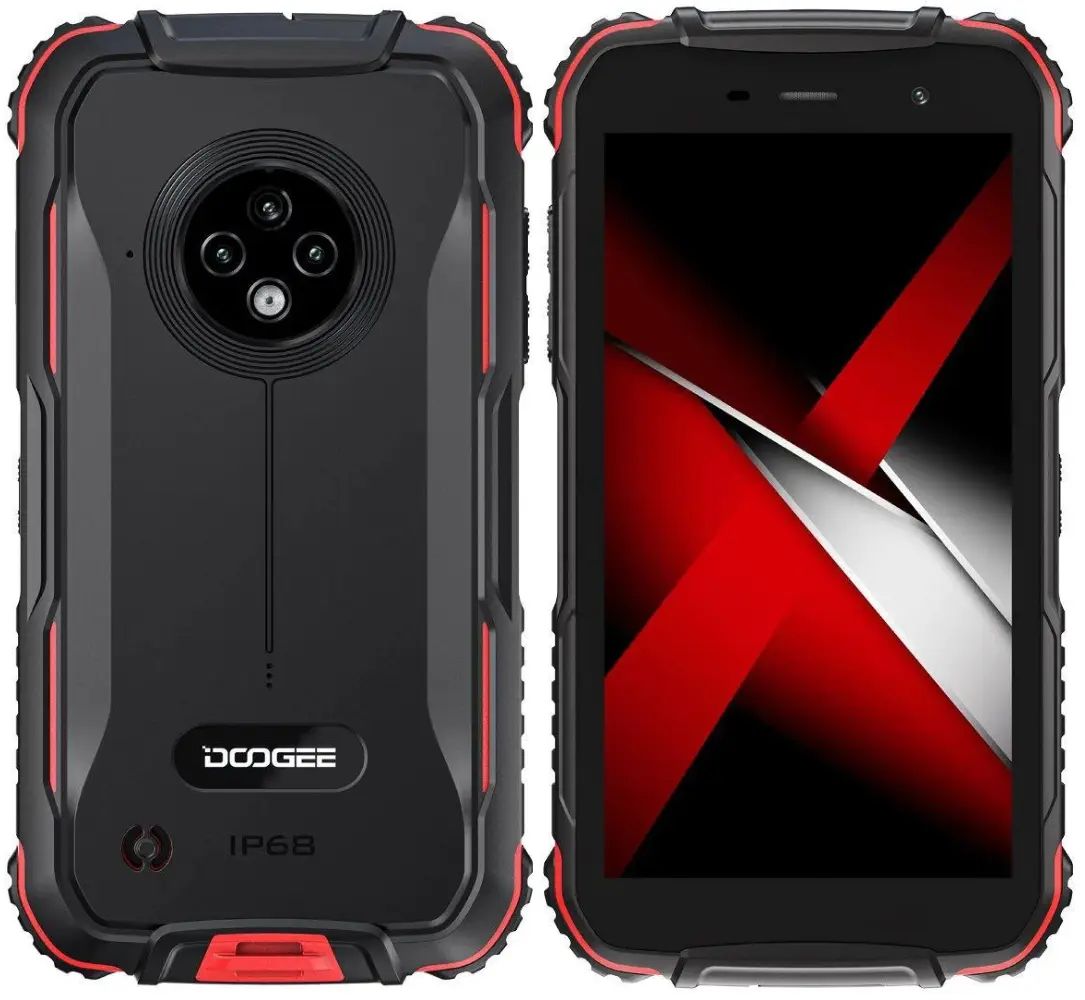 фото Смартфон doogee s35 3/16gb red/black