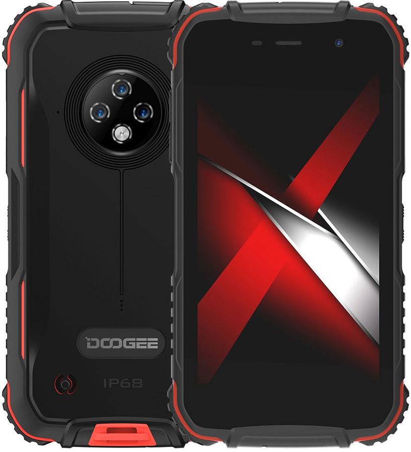 фото Смартфон doogee s35 3/16gb red/black