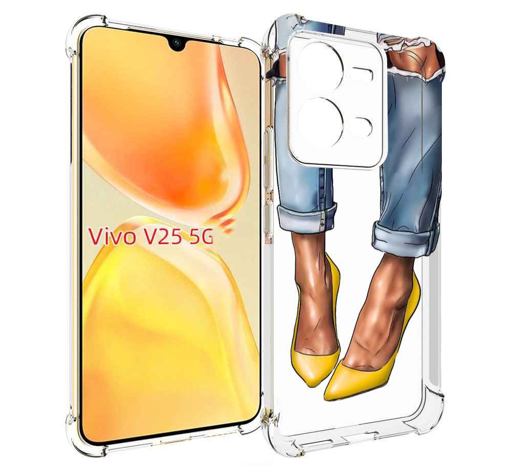 Чехол MyPads Красивые-туфли для Vivo V25 5G / V25e
