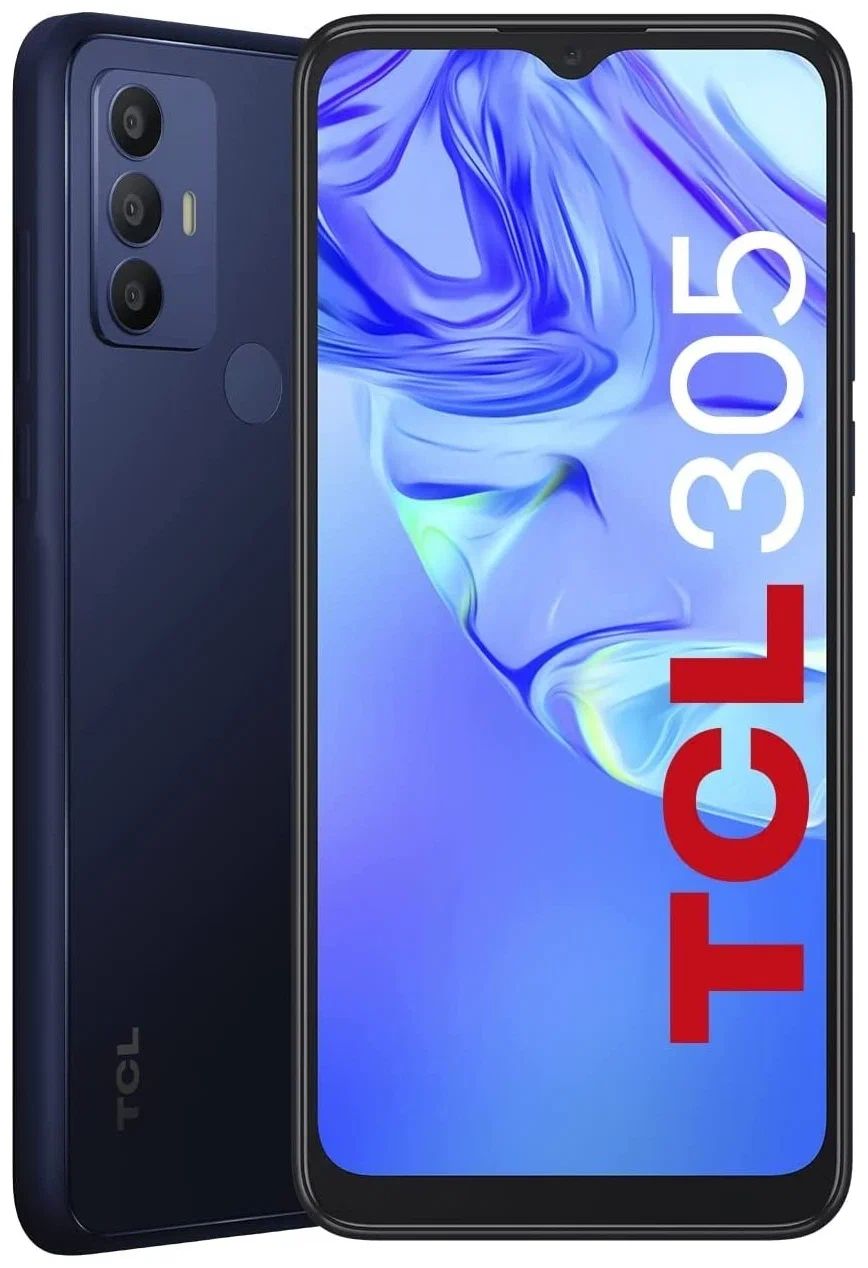 фото Смартфон tcl 305 2/32gb (6102d) blue