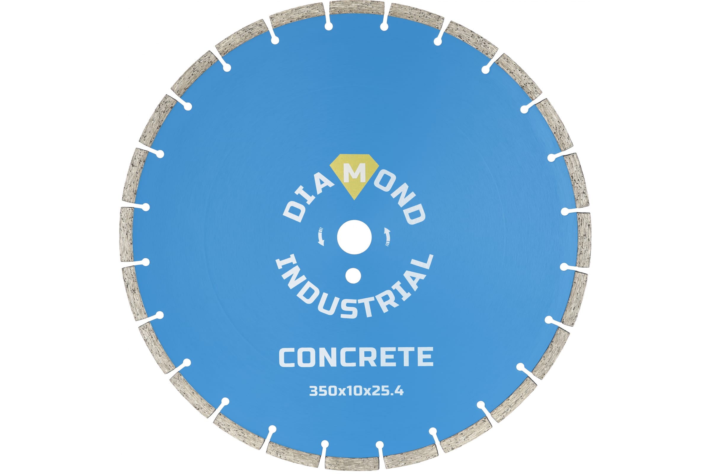фото Diamond industrial диск алмазный сегментный по бетону 350*25,4 didc350