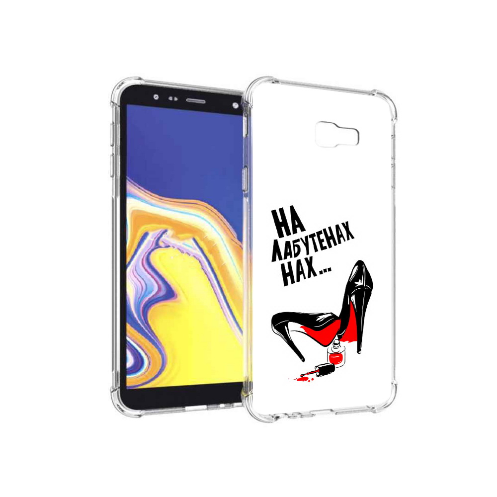 

Чехол MyPads Tocco для Samsung Galaxy J4+ (2018) на лабутенах (PT118081.545.493), Прозрачный, Tocco